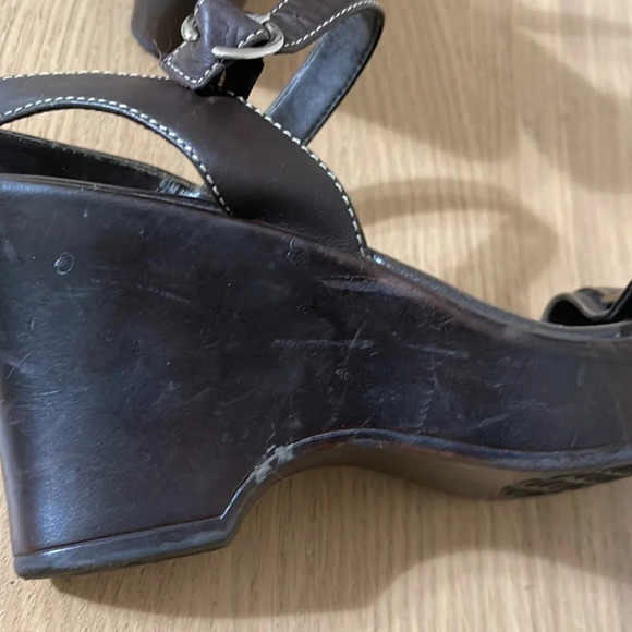 Hillard & Hanson platform wedge sandals size 6.5 - Picture 7 of 16